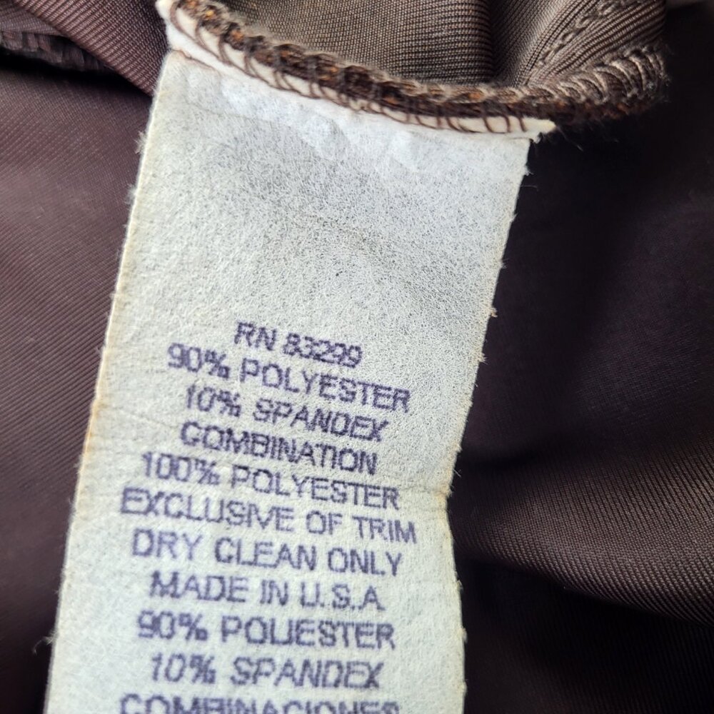 Vintage ONYX Nite Maxi Dress Velvet Velour Elegant Western Plus Size. - Picture 4 of 6